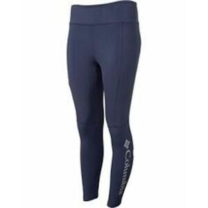 Columbia Women's Omni Shade Navy Blue Cropped Logo Leggings Nocturnal Blue XS